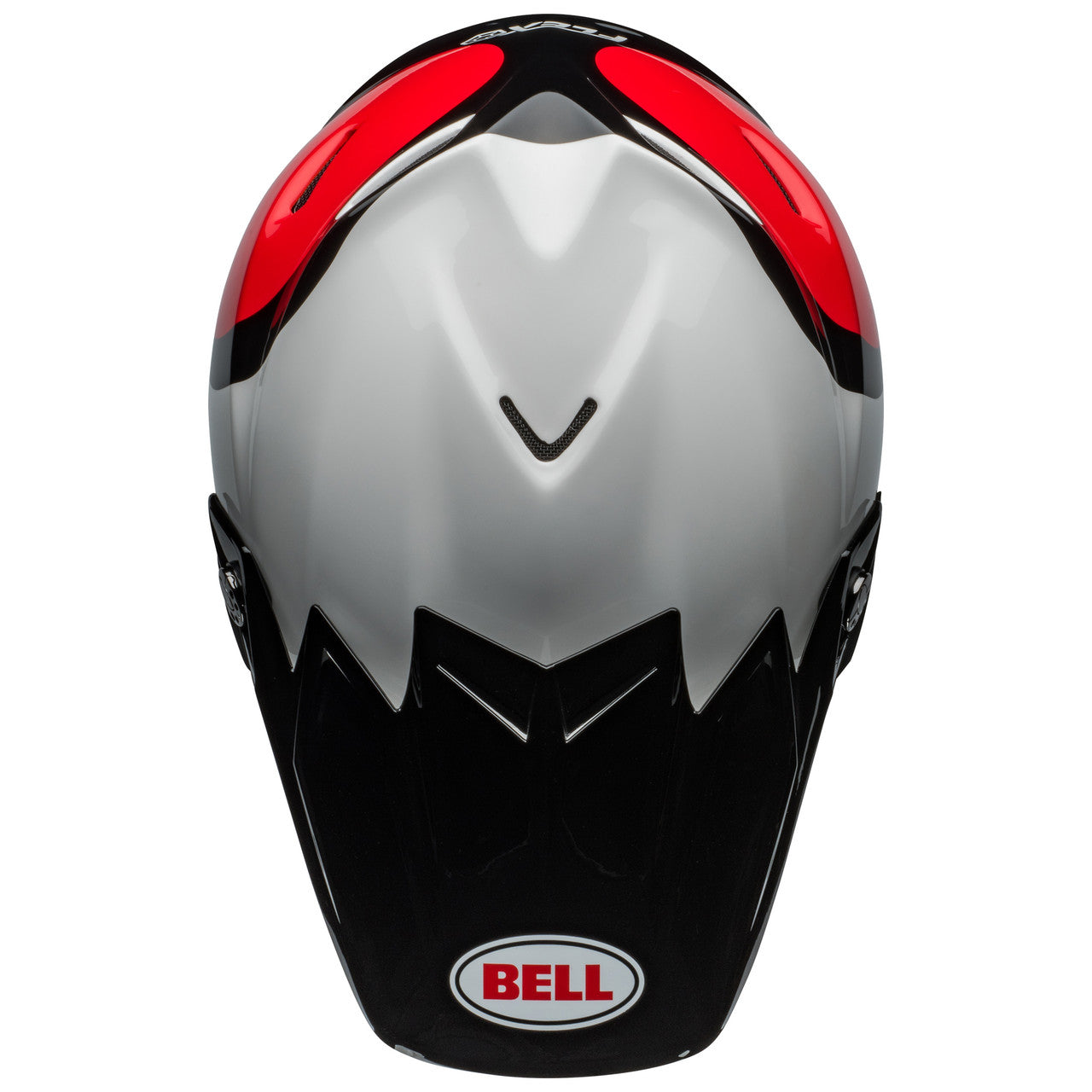 Bell MX 2024 Moto-9S Flex Adult Helmet (Hello Cousteau Stripes White/Red)