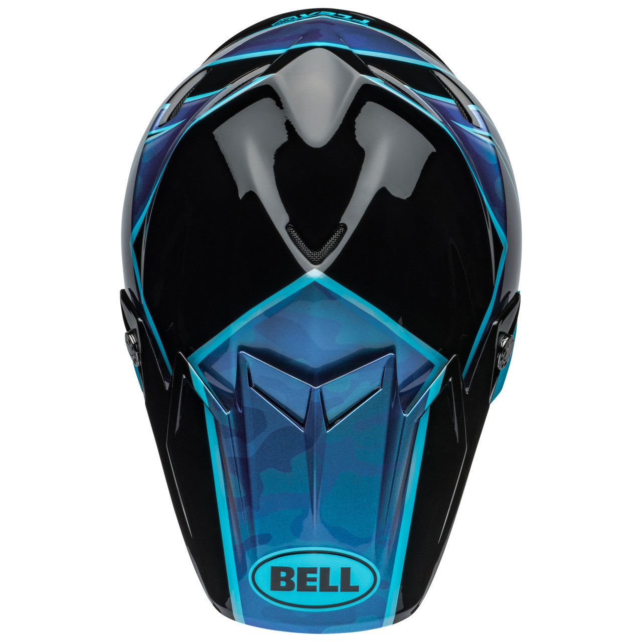 Bell MX 2024 Moto-9S Flex Adult Helmet (Sprite Black/Blue)