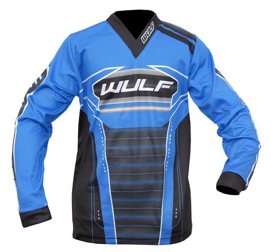 Wulfsport Corsair Kids Motocross Top - Blue
