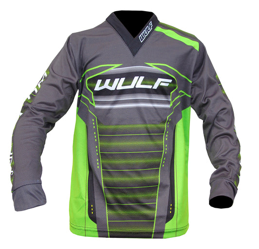 Wulfsport Corsair Kids Motocross Top - Green