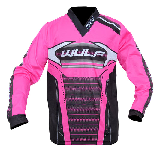 Wulfsport Corsair Kids Motocross Top - Pink