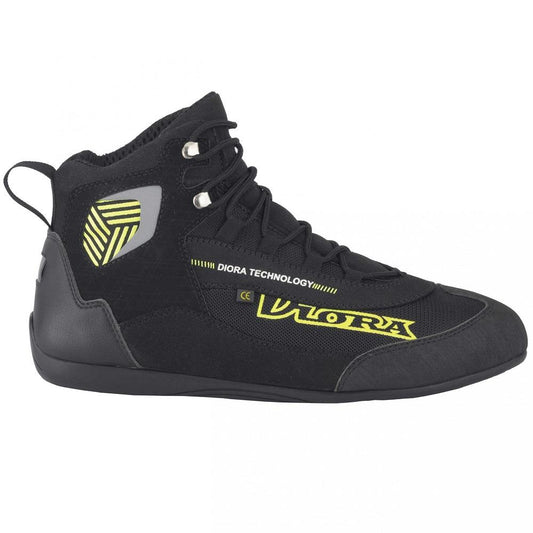 DIORA DARWIN ANKLE SHORT WATERPROOF BOOTS - BLACK/FLUO