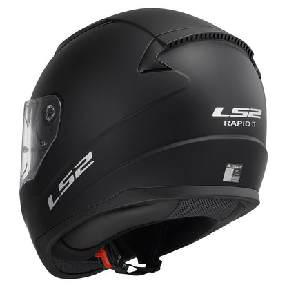 LS2 FF353 RAPID-II FULL FACE HELMET, MATT BLACK
