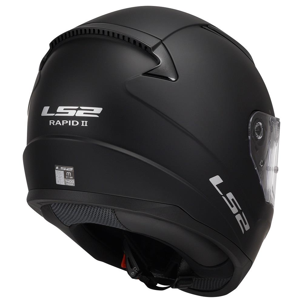 Riderwear | LS2 FF353 RAPID-II Full Face Helmet - Matt Black