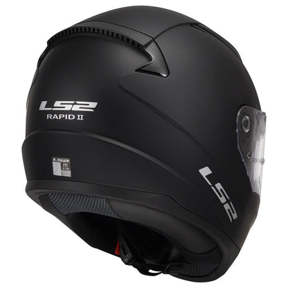 LS2 FF353 RAPID-II FULL FACE HELMET, MATT BLACK