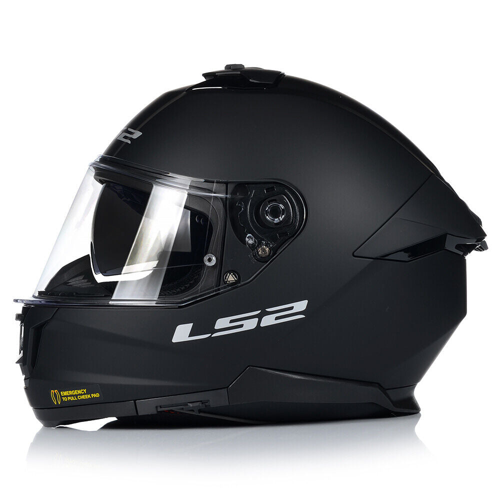 Riderwear | LS2 FF808 STREAM-II Full Face Helmet, Matt Black