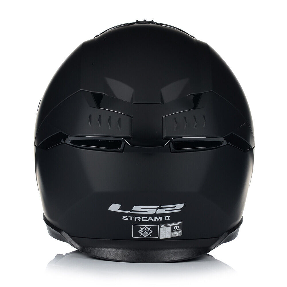 Riderwear | LS2 FF808 STREAM-II Full Face Helmet, Matt Black