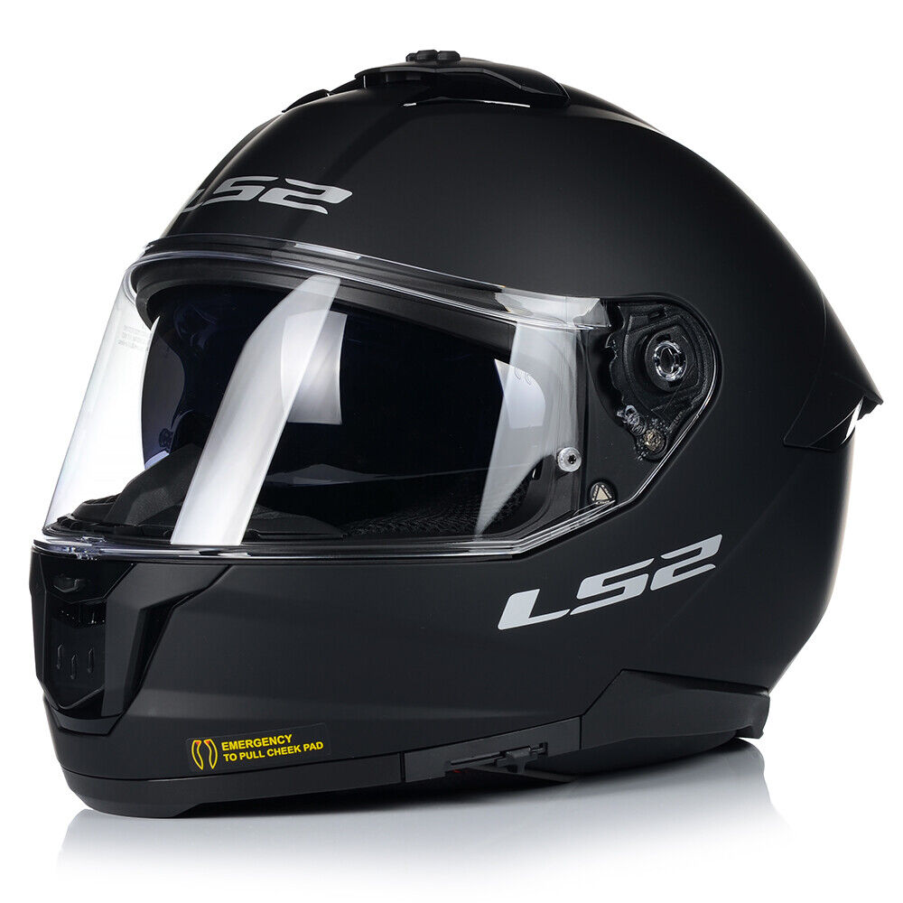 Ls2 Ff LS2 FF808 STREAM-II Full Face Helmet, Matt Black – Riderwear