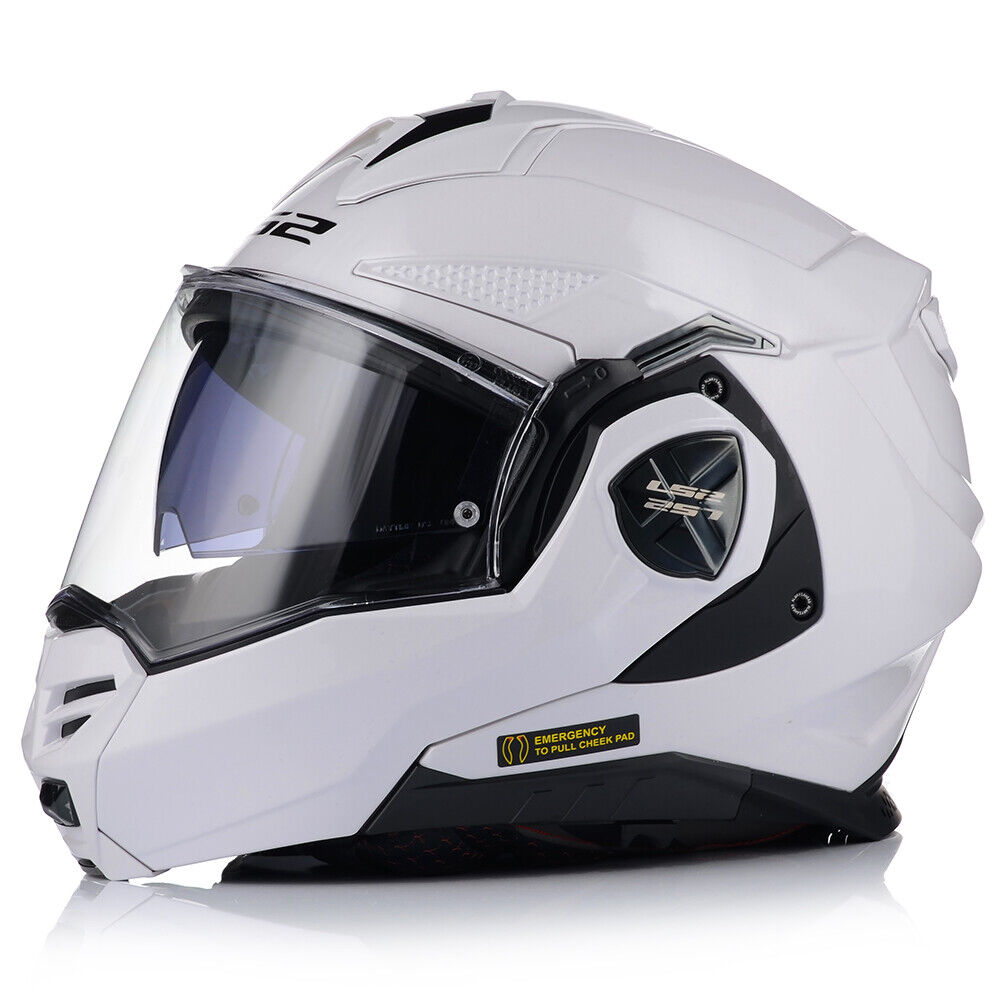 Riderwear| LS2 FF901 ADVANT X Flip Up Helmet - White