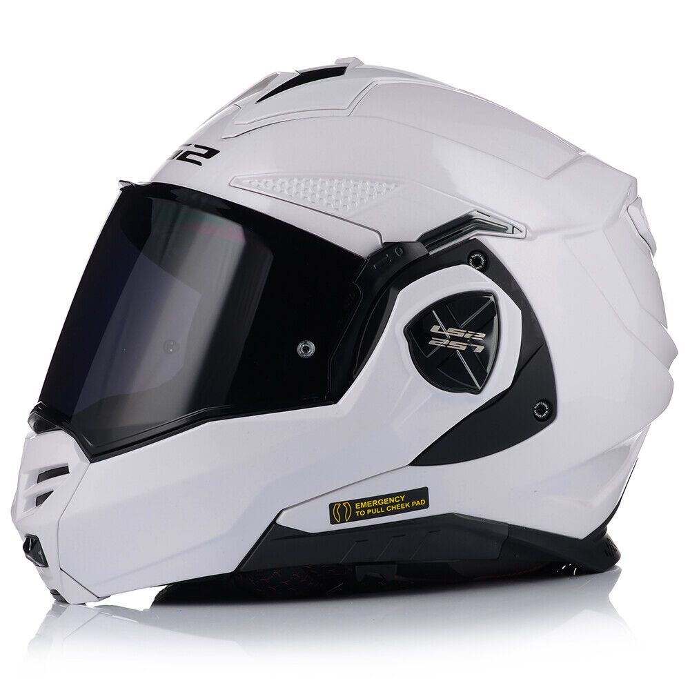 Riderwear| LS2 FF901 ADVANT X Flip Up Helmet - White