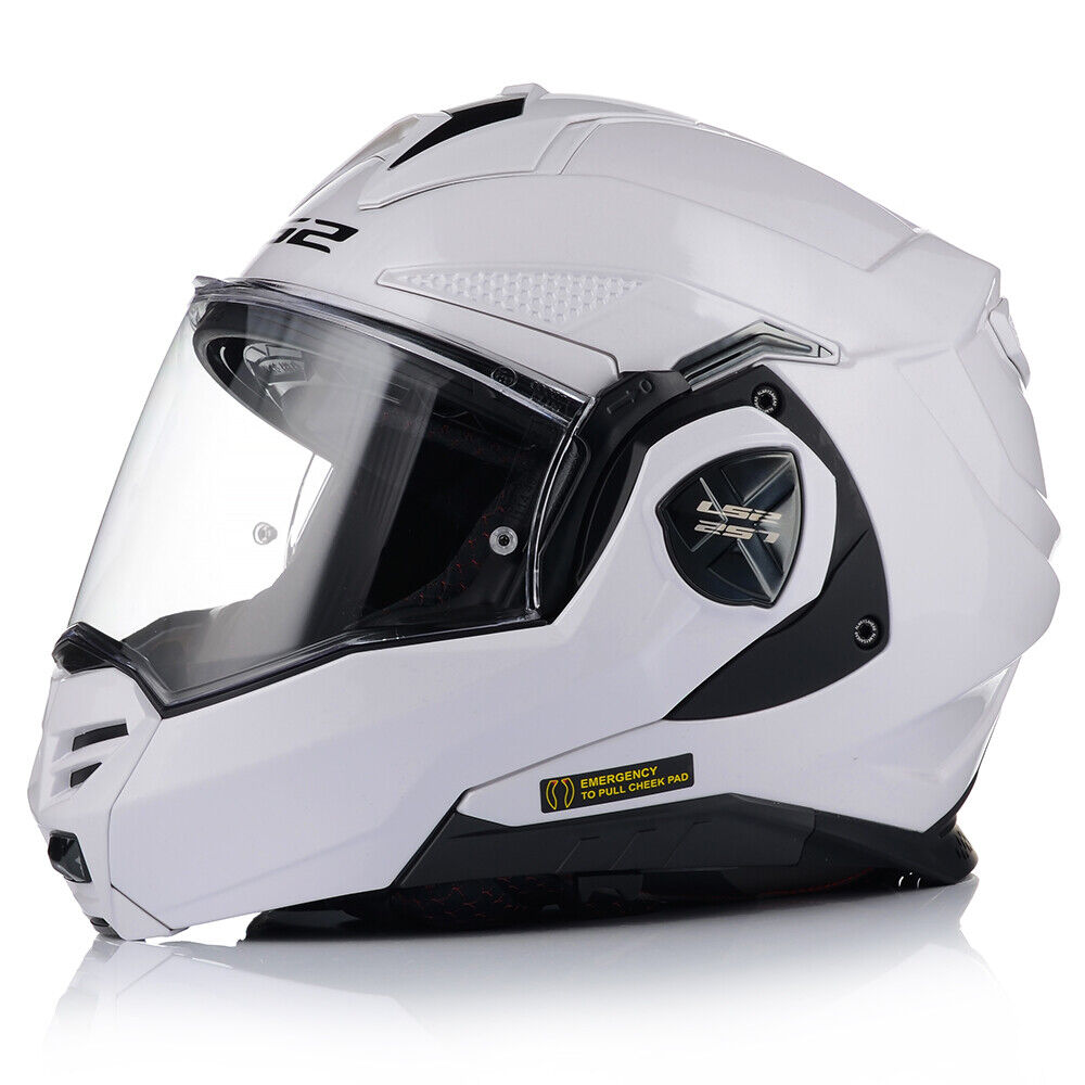 Riderwear| LS2 FF901 ADVANT X Flip Up Helmet - White