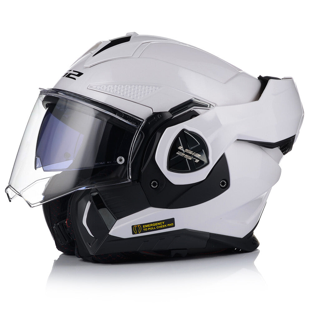Riderwear| LS2 FF901 ADVANT X Flip Up Helmet - White