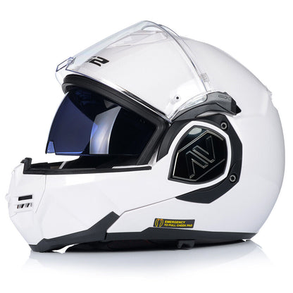 LS2 FF906 ADVANT Flip-up Modular Helmet- White