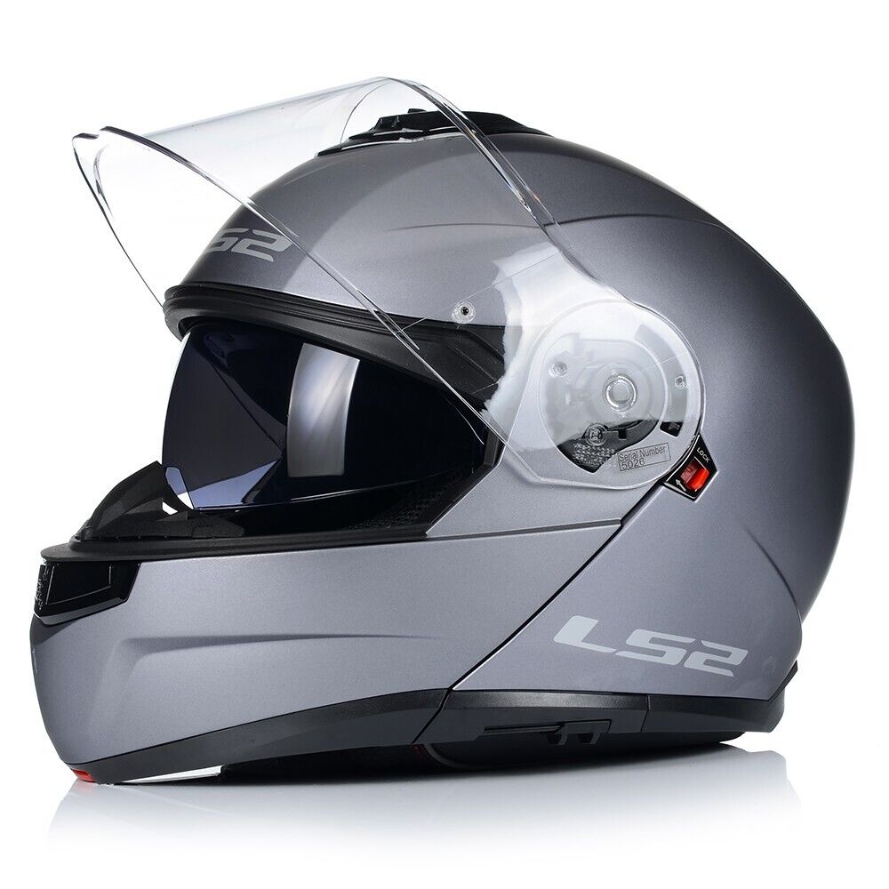 LS2 FF908 STROBE II Flip Front Helmet - Matt Titanium