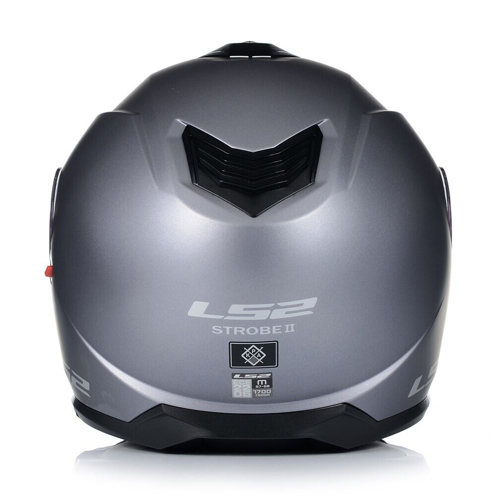 LS2 FF908 STROBE II Flip Front Helmet - Matt Titanium