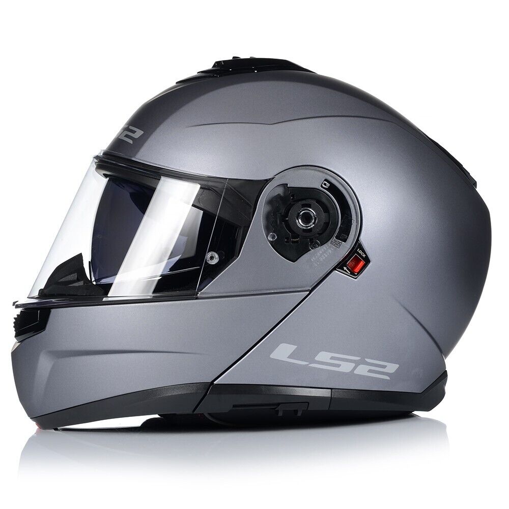 LS2 FF908 STROBE II Flip Front Helmet - Matt Titanium