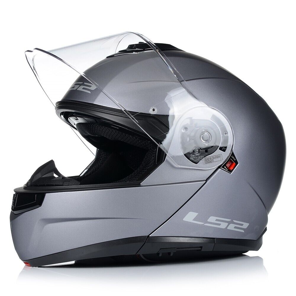LS2 FF908 STROBE II Flip Front Helmet - Matt Titanium