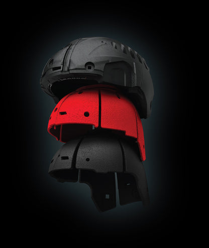 Bell Street 2024 Race Star Flex DLX Adult Helmet (Offset Black/Red)