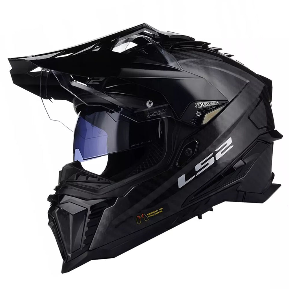 ls2 explorer helmet LS2 MX701 Explorer Carbon Adventure Helmet – Riderwear