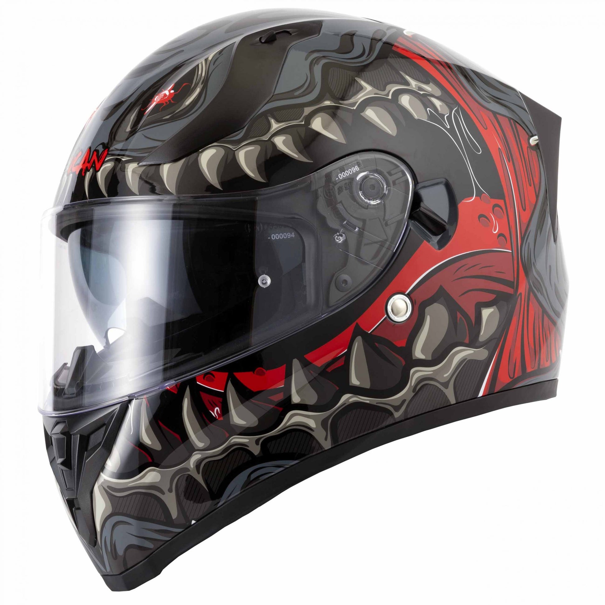 Riderwear | VCAN H128 Ful Face Helmet - Titan Grey