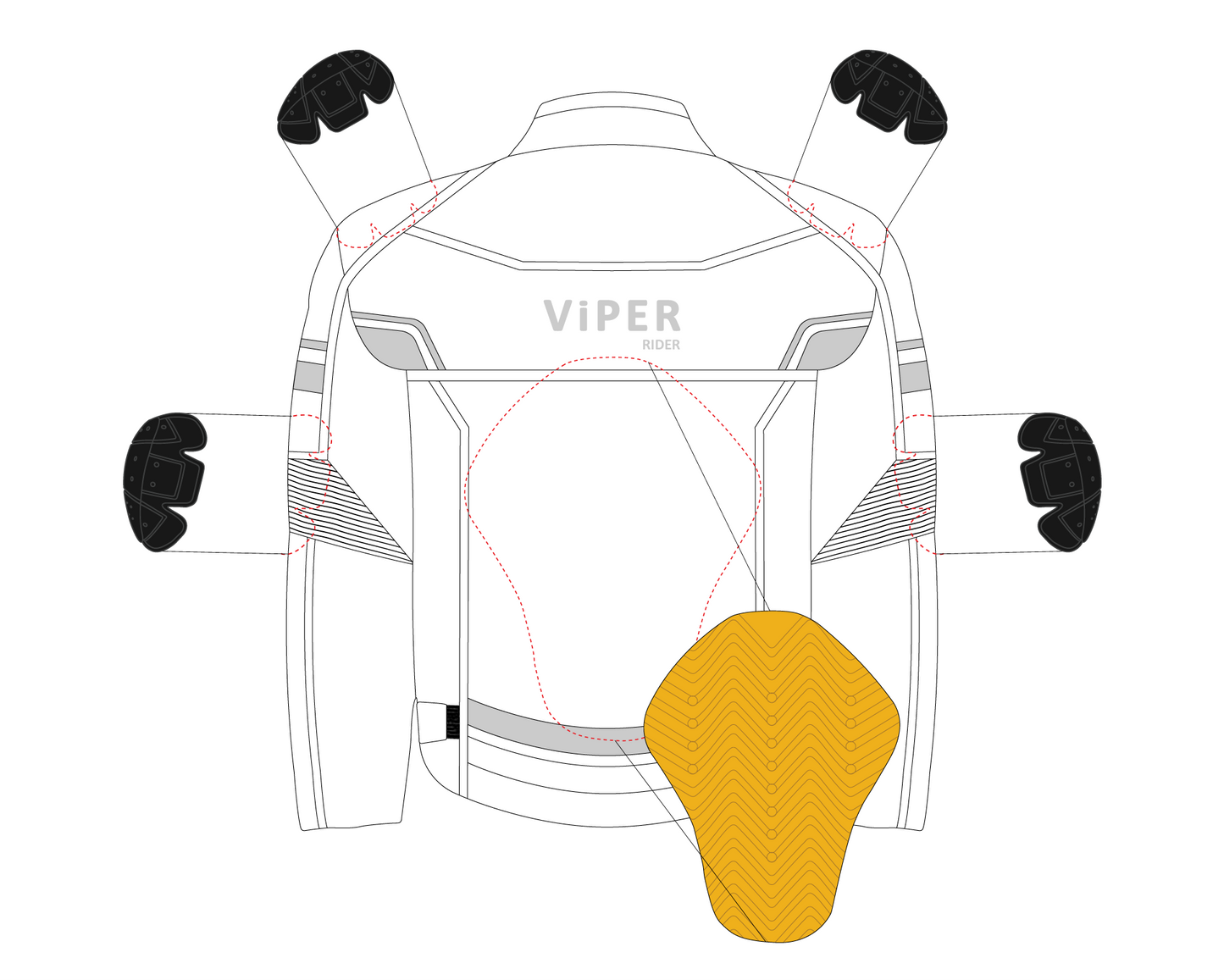 Viper Reflex Jacket Black