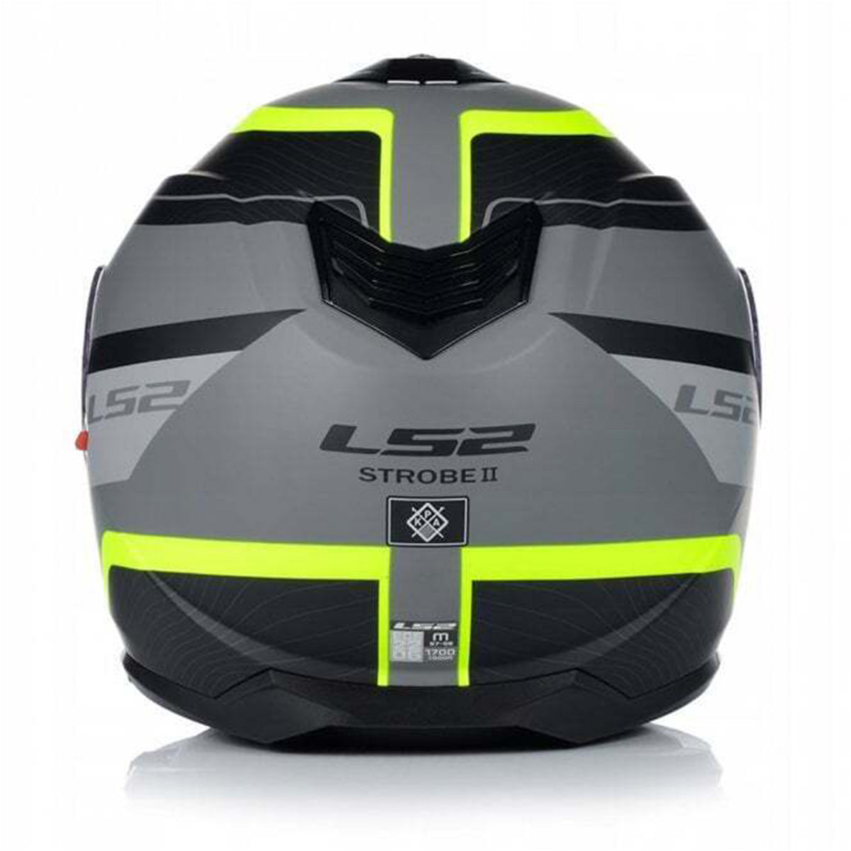 Riderwear | LS2 FF908 STROBE-II MONZA Flip-Up Helmet - Matt Black Yellow