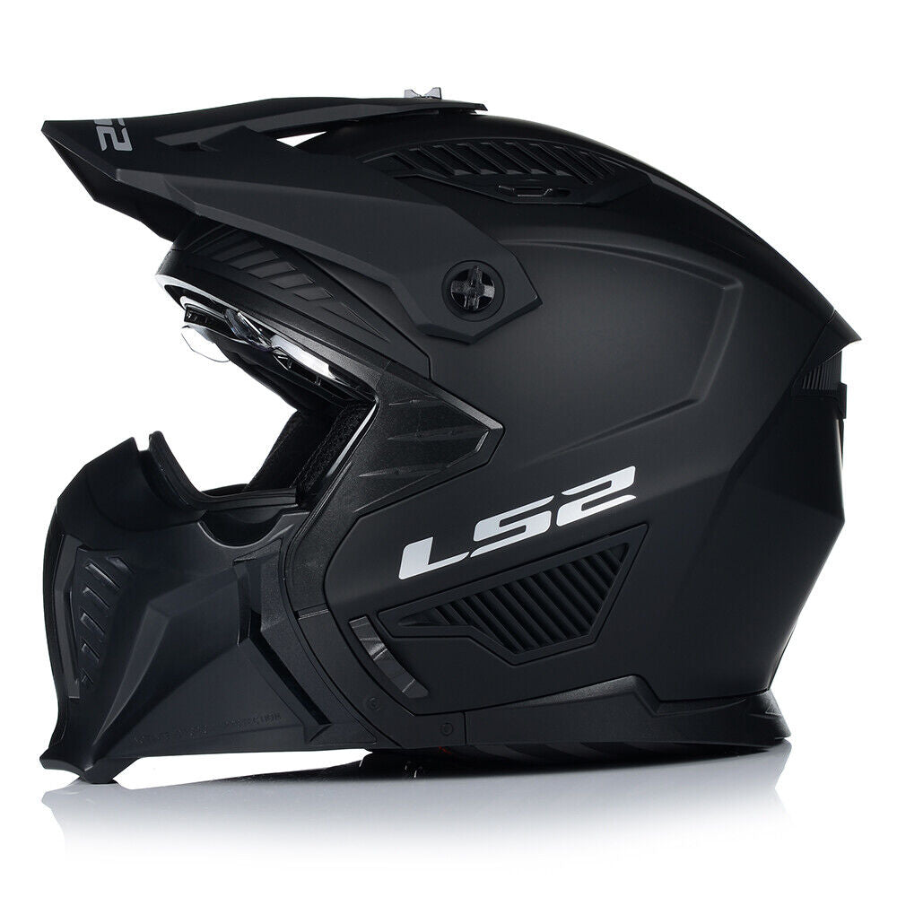 LS2 OF606 DRIFTER Open Face Helmet - Matt Black – Riderwear