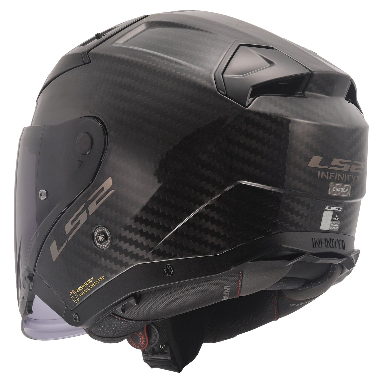 LS2 OF603 INFINITY II Carbon Open Face Helmet
