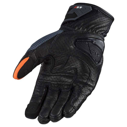 LS2 AIR RAPTOR MOTORBIKE GLOVES -  BLUE ORANGE