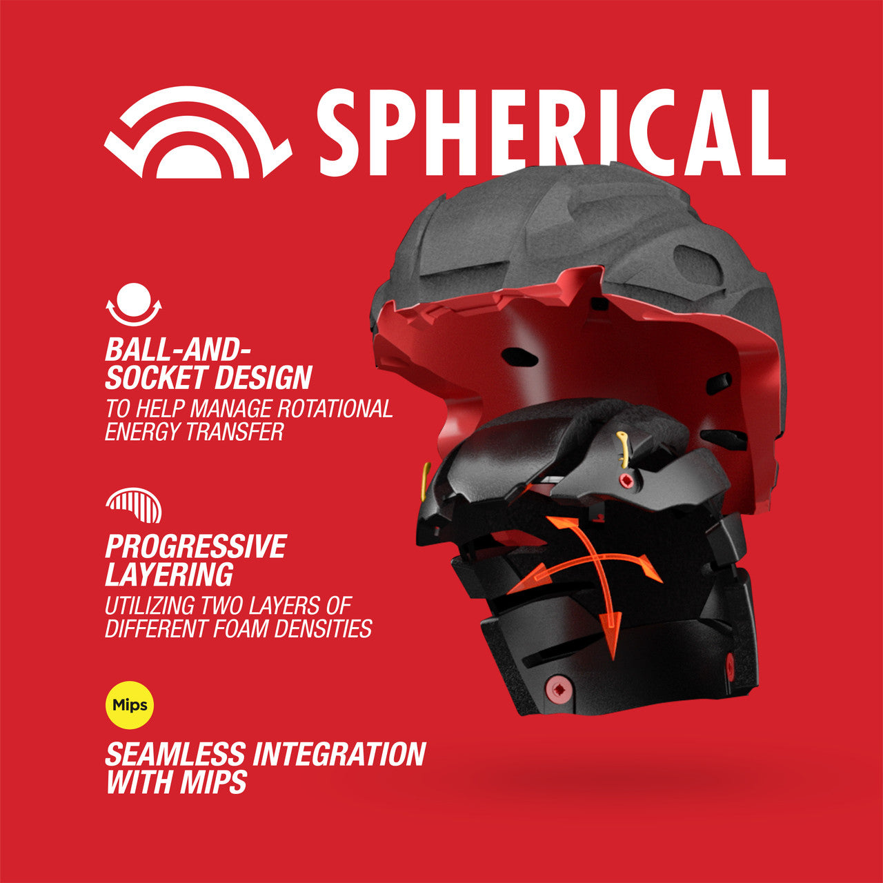 Bell MX 2024 Moto-10 Spherical Mips Adult Helmet (DITD 24 Red/Gold)
