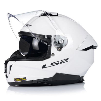 Riderwear | LS2 FF808 STREAM-II Full Face Helmet, White