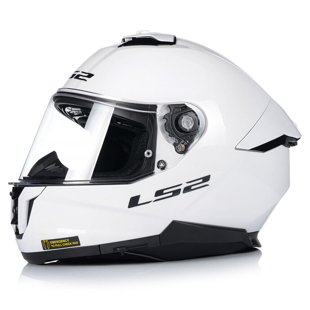 Riderwear | LS2 FF808 STREAM-II Full Face Helmet, White