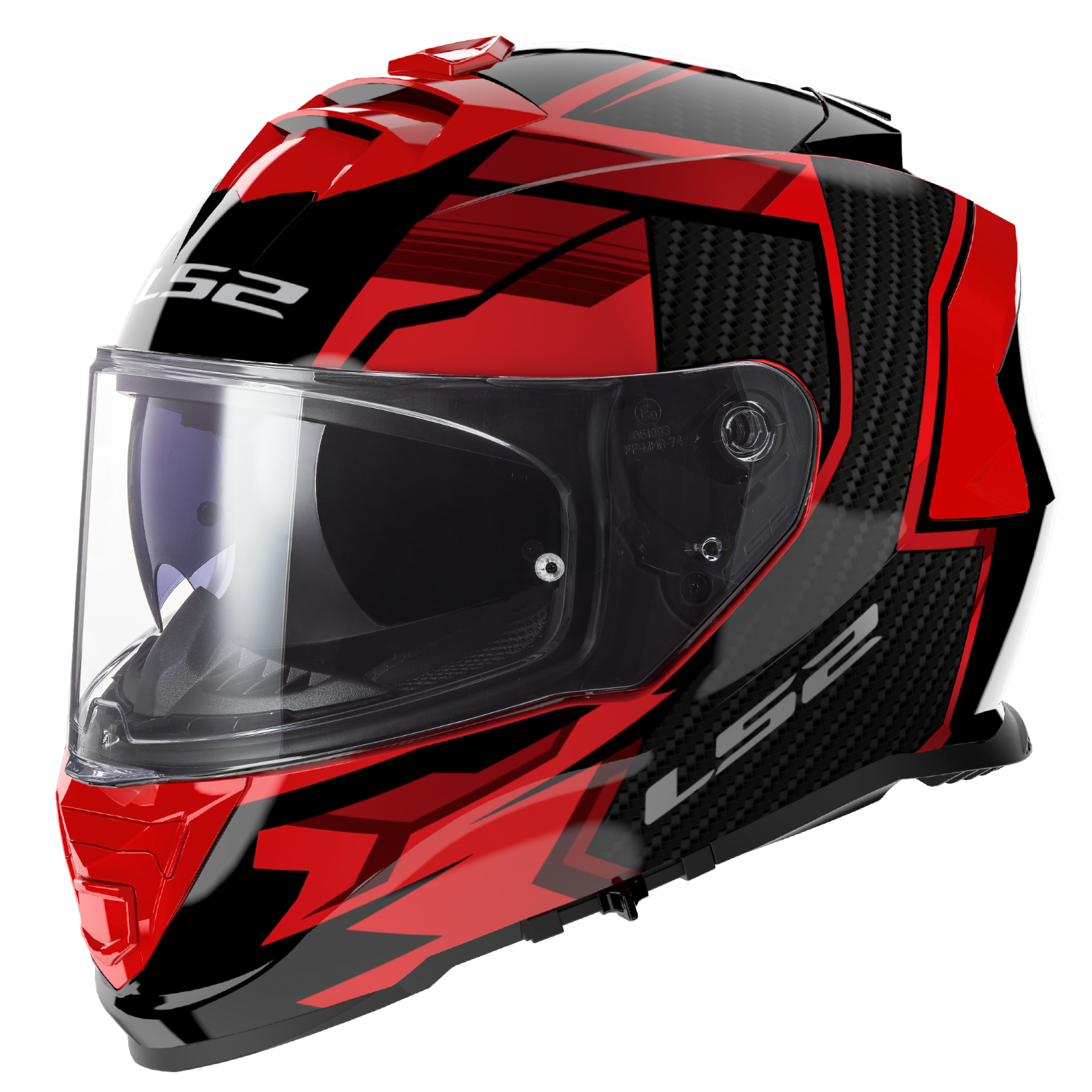 Riderwear | LS2 FF800 Storm-II Helmet - Tracker Red