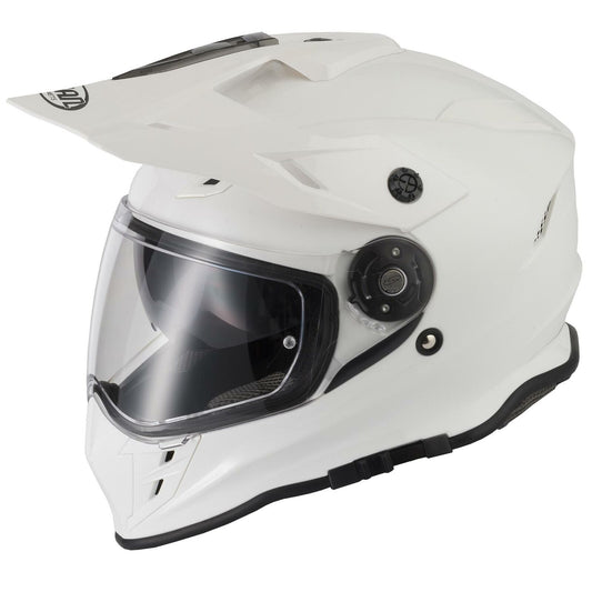 Riderwear | VCAN H331 Dual Sport Full Face Helmet - White
