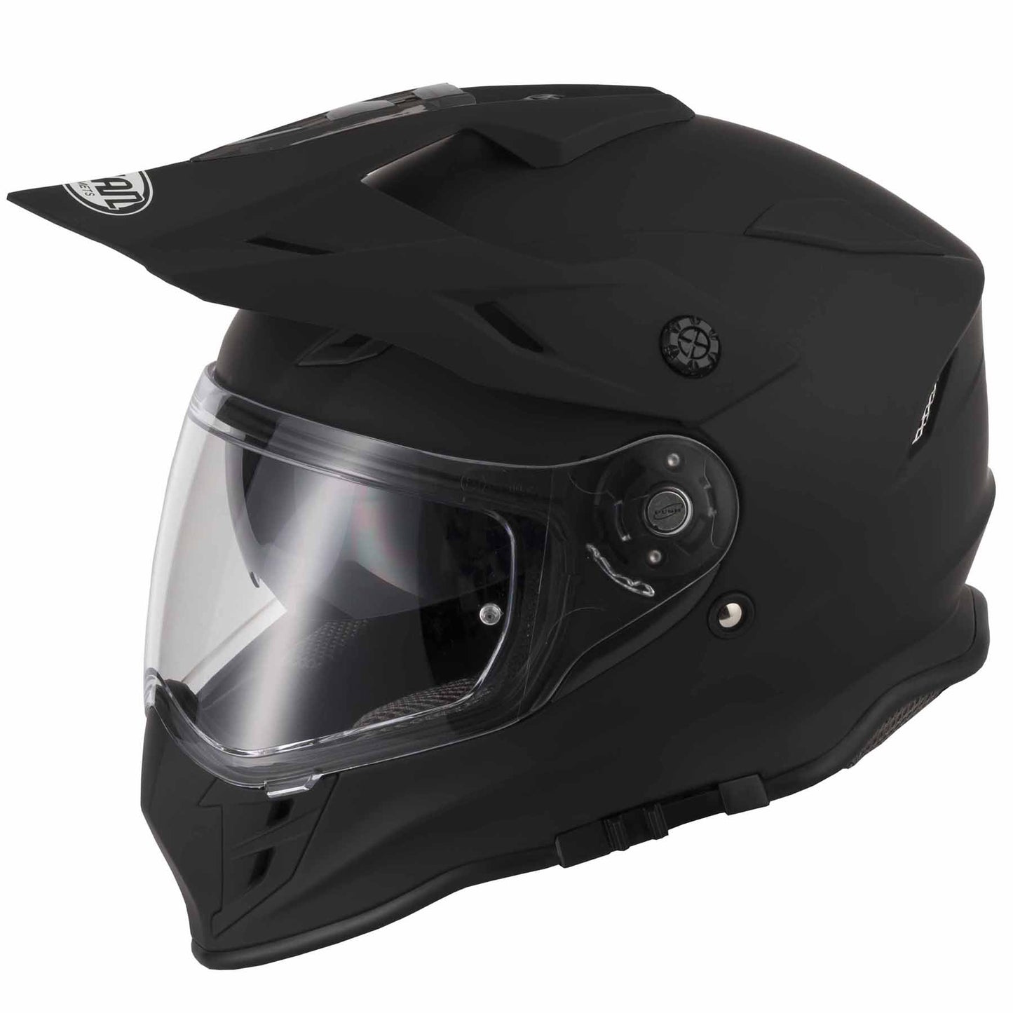 Riderwear | VCAN H331 Motocross Dual Sport Helmet - Matt Black