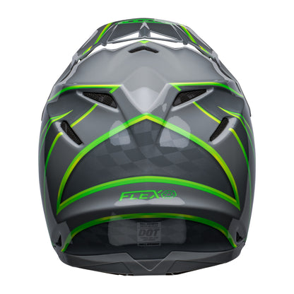 Bell MX 2023 Moto-9S Flex Adult Helmet (Sprite Grey/Green)