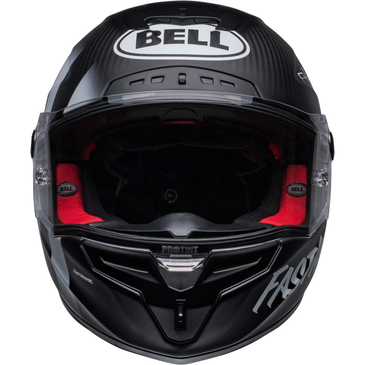 Bell Street Race Star Flex DLX Adult Full Face Helmet - Fasthouse Street Punk Gloss Black