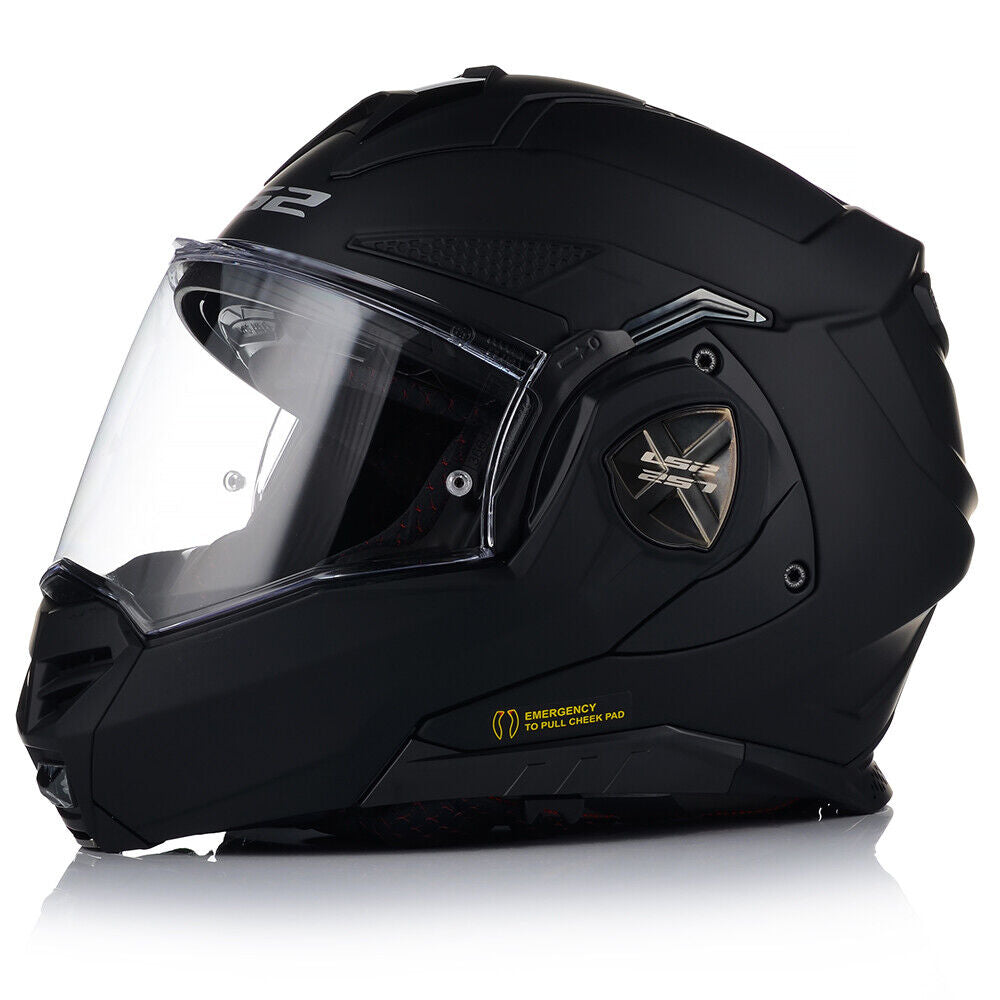 Riderwear | LS2 FF901 ADVANT X Flip-Front Helmet - Matt Black