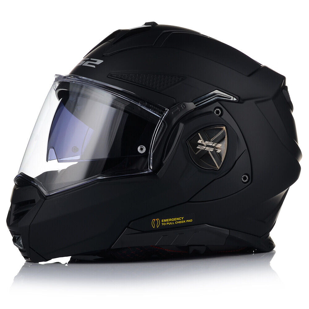 Riderwear | LS2 FF901 ADVANT X Flip-Front Helmet - Matt Black