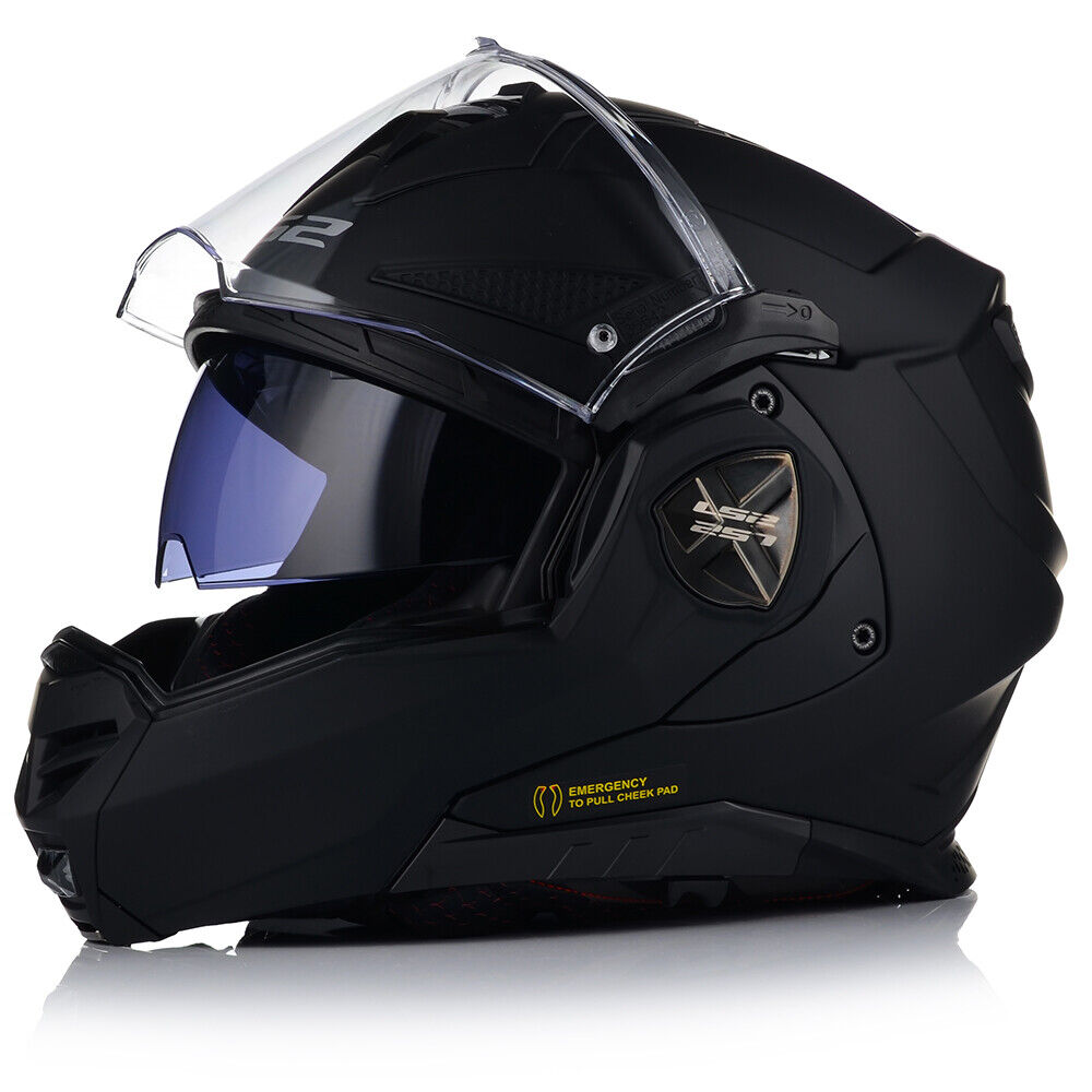 LS2 FF901 ADVANT X Flip Front Helmet - Matt Black – Riderwear