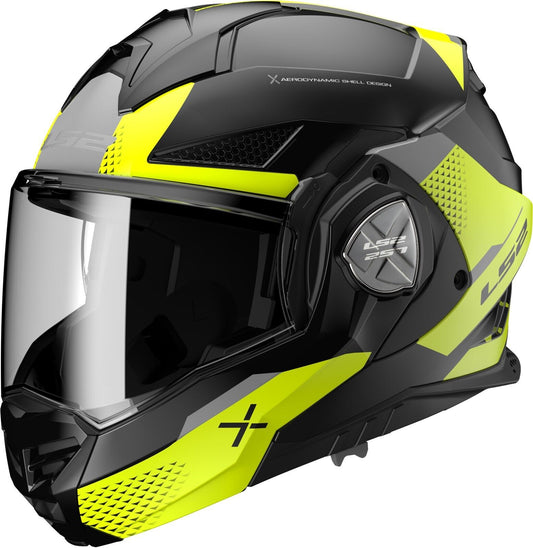 LS2 FF901 ADVANT X OBLIVION Flip-Up Helmet - Hi-Viz Matt Black