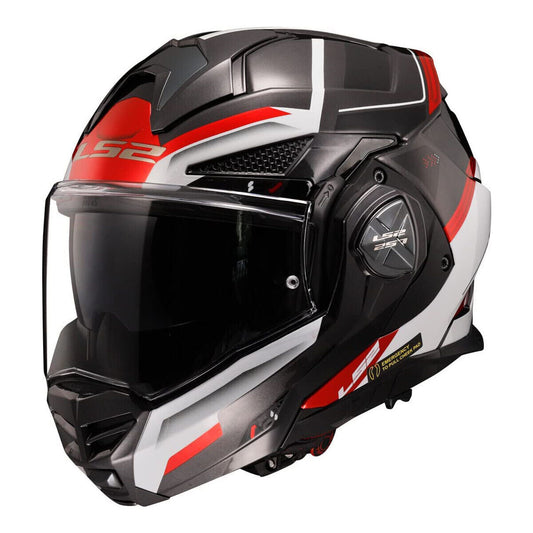 LS2 FF901 ADVANT X SPECTRUM Modular Helmet - Black White Red