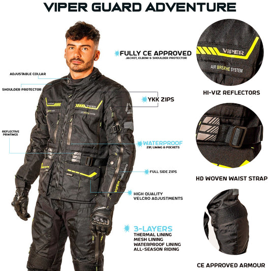 ViPER Guard CE Textile Adventure Jacket