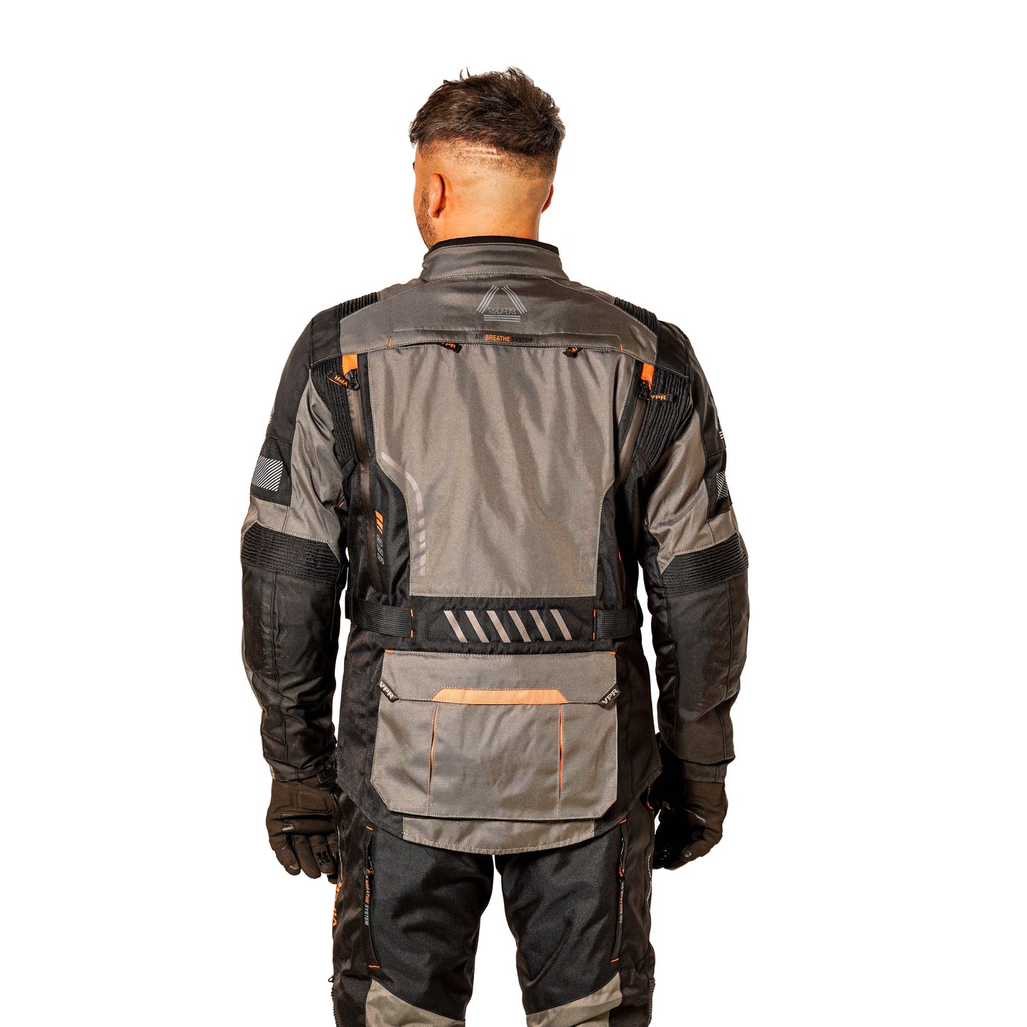 Viper Guard CE Textile Adventure Jacket Grey Black