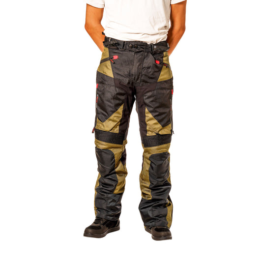 ViPER GUARD CE ADVENTURE TEXTILE TROUSER - BLACK/GREEN