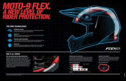Bell MX 2024 Moto-9S Flex Adult Helmet (Rover White Camo)