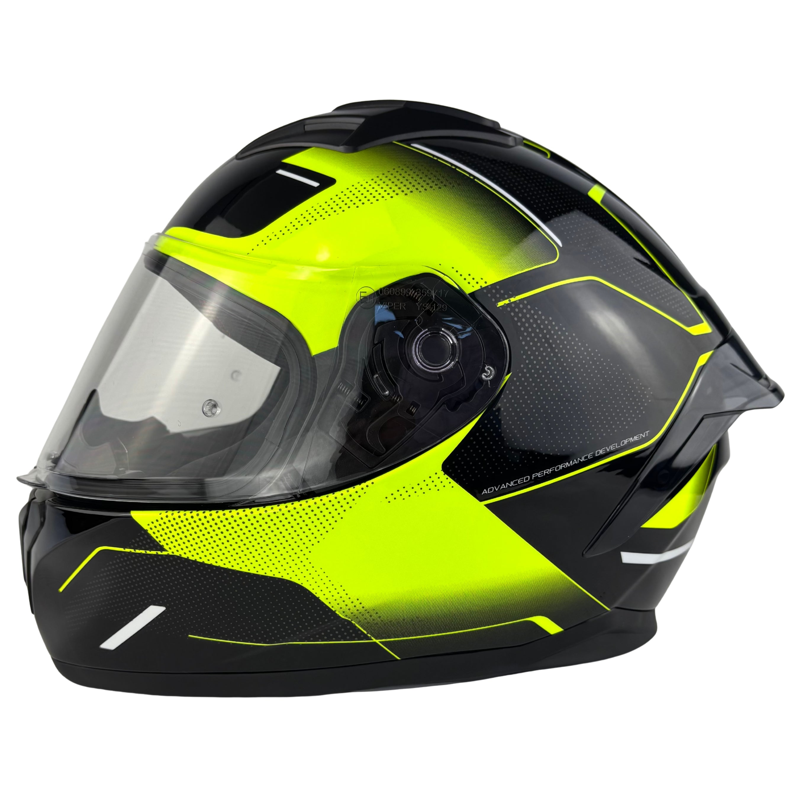 RS66 Full Face Helmet Sphere Fluo Yellow – Riderwear