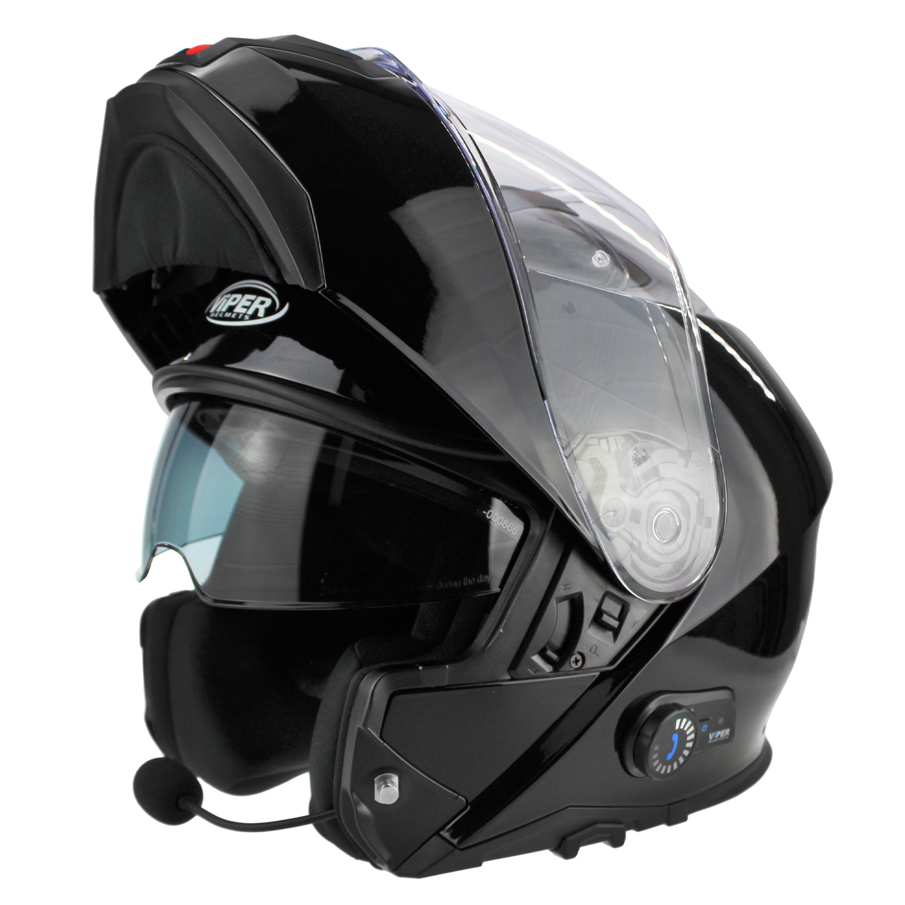 Riderwear | Viper Rsv191 Blinc 3.0 Flip Up Helmet - Gloss Black