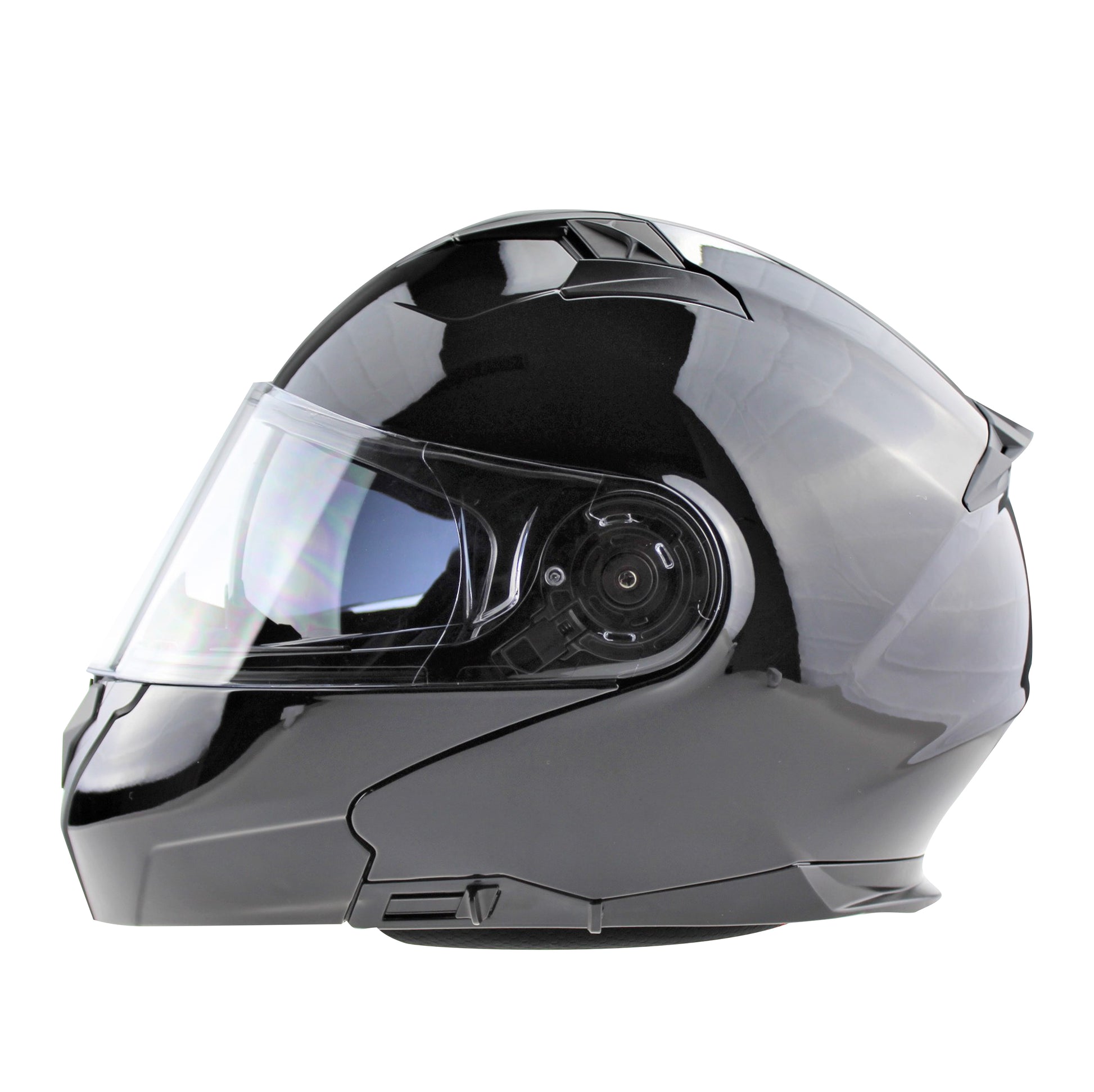 VIPER RSV345 FLIP UP MOTORBIKE HELMET - BLACK