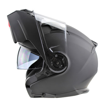 VIPER RSV345 FLIP UP MOTORBIKE HELMET - MATT BLACK